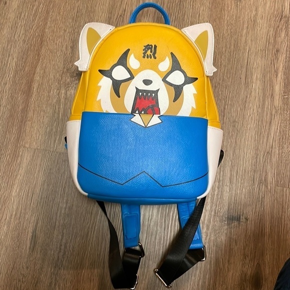 Loungefly Funko Aggretsuko Mini Backpack Bookbag Target Sanrio Cute Travel - Picture 1 of 4